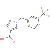 CAS:752222-88-1 | PC403062 | 1-[3-(Trifluoromethyl)benzyl]-1H-pyrazole-4-carboxylic acid