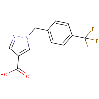 CAS: | PC403083 | 1-[4-(Trifluoromethyl)benzyl]-1H-pyrazole-4-carboxylic acid