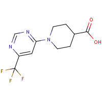CAS: | PC403093 | 1-[6-(Trifluoromethyl)pyrimidin-4-yl]piperidine-4-carboxylic acid