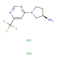 CAS: | PC403107 | (3R)-1-[6-(Trifluoromethyl)pyrimidin-4-yl]pyrrolidin-3-amine dihydrochloride