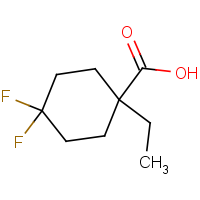 CAS:1389315-01-8 | PC403124 | 1-Ethyl-4,4-difluorocyclohexane-1-carboxxylic acid