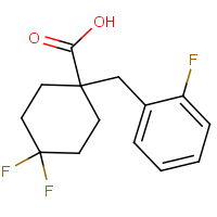 CAS: | PC403129 | 4,4-Difluoro-1-[(2-fluorophenyl)methyl]cyclohexane-1-carboxylic acid
