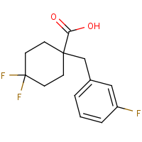 CAS: | PC403130 | 4,4-Difluoro-1-[(3-fluorophenyl)methyl]cyclohexane-1-carboxylic acid