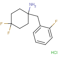 CAS: | PC403136 | 4,4-Difluoro-1-[(2-fluorophenyl)methyl]cyclohexan-1-amine hydrochloride