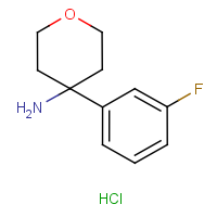 CAS:1245643-55-3 | PC403141 | 4-(3-Fluorophenyl)oxan-4-amine hydrochloride