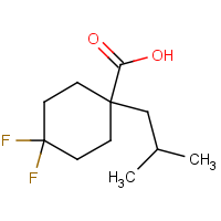 CAS: | PC403147 | 4,4-Difluoro-1-(2-methylpropyl)cyclohexane-1-carboxylic acid
