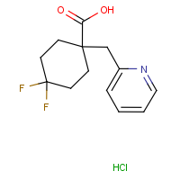 CAS: | PC403148 | 4,4-Difluoro-1-(pyridin-2-ylmethyl)cyclohexane-1-carboxylic acid hydrochloride