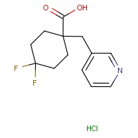 CAS: | PC403149 | 4,4-Difluoro-1-(pyridin-3-ylmethyl)cyclohexane-1-carboxylic acid hydrochloride