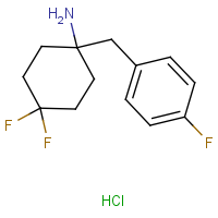 CAS:1380300-35-5 | PC403154 | 4,4-Difluoro-1-[(4-fluorophenyl)methyl]cyclohexan-1-amine hydrochloride