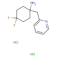 CAS: | PC403155 | 4,4-Difluoro-1-(pyridin-2-ylmethyl)cyclohexan-1-amine dihydrochloride