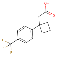 CAS:1358805-32-9 | PC403163 | 2-{1-[4-(Trifluoromethyl)phenyl]cyclobutyl}acetic acid