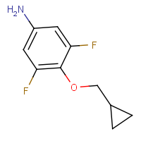 CAS:1182890-79-4 | PC403168 | 4-(Cyclopropylmethoxy)-3,5-difluoroaniline