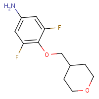 CAS:1284865-66-2 | PC403169 | 3,5-Difluoro-4-[(tetrahydro-2H-pyran-4-yl)methoxy]aniline