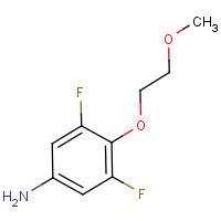 CAS: 1178687-28-9 | PC403180 | 3,5-Difluoro-4-(2-methoxyethoxy)aniline