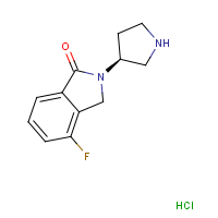 CAS: | PC403184 | (S)-4-Fluoro-2-(pyrrolidin-3-yl)isoindolin-1-one hydrochloride