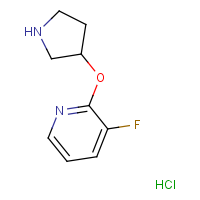 CAS: 1707361-72-5 | PC403186 | 3-Fluoro-2-(pyrrolidin-3-yloxy)pyridine hydrochloride