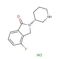 CAS: | PC403188 | (R)-4-Fluoro-2-(piperidin-3-yl)isoindolin-1-one hydrochloride
