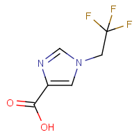 CAS: 1378717-34-0 | PC403196 | 1-(2,2,2-Trifluoroethyl)-1H-imidazole-4-carboxylic acid