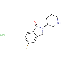 CAS: | PC403206 | (S)-5-Fluoro-2-(piperidin-3-yl)isoindolin-1-one hydrochloride