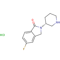 CAS: | PC403208 | (R)-5-Fluoro-2-(piperidin-3-yl)isoindolin-1-one hydrochloride