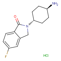 CAS: | PC403211 | 2-(trans-4-Aminocyclohexyl)-5-fluoro-2,3-dihydro-1H-isoindol-1-one hydrochloride