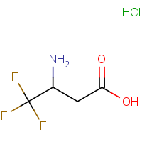 CAS: 91291-66-6 | PC404007 | 3-Amino-4,4,4-trifluorobutanoic acid hydrochloride