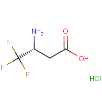 CAS: 1018811-44-3 | PC404011 | (3R)-3-Amino-4,4,4-trifluorobutanoic acid hydrochloride