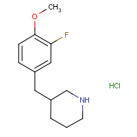 CAS:1172742-77-6 | PC404529 | 3-(3-Fluoro-4-methoxy-benzyl)-piperidine hydrochloride