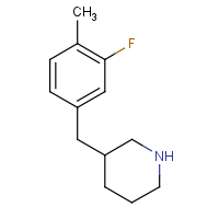 CAS: 955288-06-9 | PC404530 | 3-(3-Fluoro-4-methyl-benzyl)-piperidine