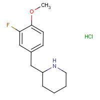 CAS:1170364-71-2 | PC404532 | 2-(3-Fluoro-4-methoxy-benzyl)-piperidine hydrochloride