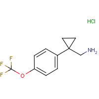 CAS:1209685-75-5 | PC404541 | (1-(4-(Trifluoromethoxy)phenyl)cyclopropyl)methanamine hydrochloride
