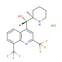 CAS:51773-92-3 | PC404546 | (S)-[2,8-Bis(trifluoromethyl)quinolin-4-yl][(2R)-piperidin-2-yl]methanol hydrochloride