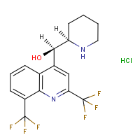 CAS:58560-52-4 | PC404547 | (R*,R*)-(2,8-Bis-trifluoromethyl-quinolin-4-yl)-piperidin-2-yl-methanol hydrochloride