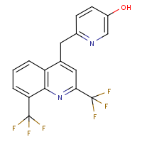 CAS:955315-33-0 | PC404549 | 6-(2,8-Bis-trifluoromethyl-quinolin-4-ylmethyl)-pyridin-3-ol