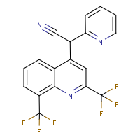 CAS:83012-12-8 | PC404550 | 2,8-Bis(trifluoromethyl)-2'-(2-pyridyl)-4-quinolineacetonitrile