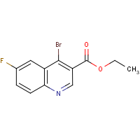 CAS: 1242260-48-5 | PC404612 | 4-Bromo-6-fluoroquinoline-3-carboxylic acid ethyl ester