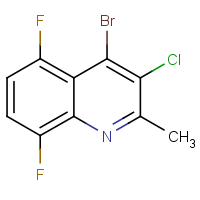 CAS: 1333252-68-8 | PC404616 | 4-Bromo-3-chloro-5,8-difluoro-2-methylquinoline