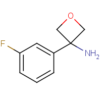 CAS: 1332921-18-2 | PC405516 | 3-(3-Fluorophenyl)oxetan-3-amine