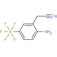 CAS: 1379811-93-4 | PC405531 | (2-Amino-5-(pentafluorosulfanyl)phenyl)acetonitrile
