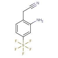 CAS: 1379811-96-7 | PC405532 | (2-Amino-4-(pentafluorosulfanyl)phenyl)acetonitrile