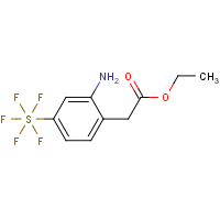 CAS: 1379811-90-1 | PC405534 | Ethyl (2-amino-4-(pentafluorosulfanyl)phenyl)acetate