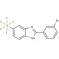 CAS:1379803-58-3 | PC405547 | 2-(3-Bromophenyl)-5-(pentafluorosulfanyl)-1H-benzoimidazole
