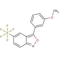CAS:1379812-04-0 | PC405557 | 3-(3-Methoxyphenyl)-5-(pentafluorosulfanyl)benzo[c]isoxazole