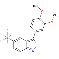 CAS:1379811-80-9 | PC405558 | 3-(3,4-Dimethoxyphenyl)-5-(pentafluorosulfanyl)benzo[c]isoxazole