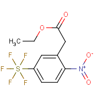 CAS: 1309569-23-0 | PC405564 | Ethyl (2-nitro-5-(pentafluorosulfanyl)phenyl) acetate