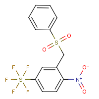 CAS:1309569-14-9 | PC405568 | 1-Nitro-2-benzenesulfoxylmethyl-4-(pentafluorosulfanyl)benzene