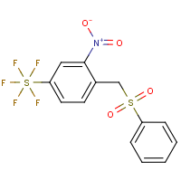 CAS: 1309569-16-1 | PC405569 | 1-Nitro-2-benzenesulfoxylmethyl-5-(pentafluorosulfanyl)benzene