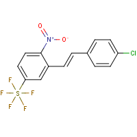 CAS:1402089-66-0 | PC405577 | 1-Nitro-2-[2-(4-chlorophenyl)vinyl]-4-(pentafluorosulfanyl)benzene