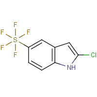 CAS:1394319-48-2 | PC405578 | 2-Chloro-5-pentafluorosulfanyl-1H-indole