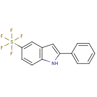 CAS:1394319-69-7 | PC405579 | 2-Phenyl-5-pentafluorosulfanyl-1H-indole